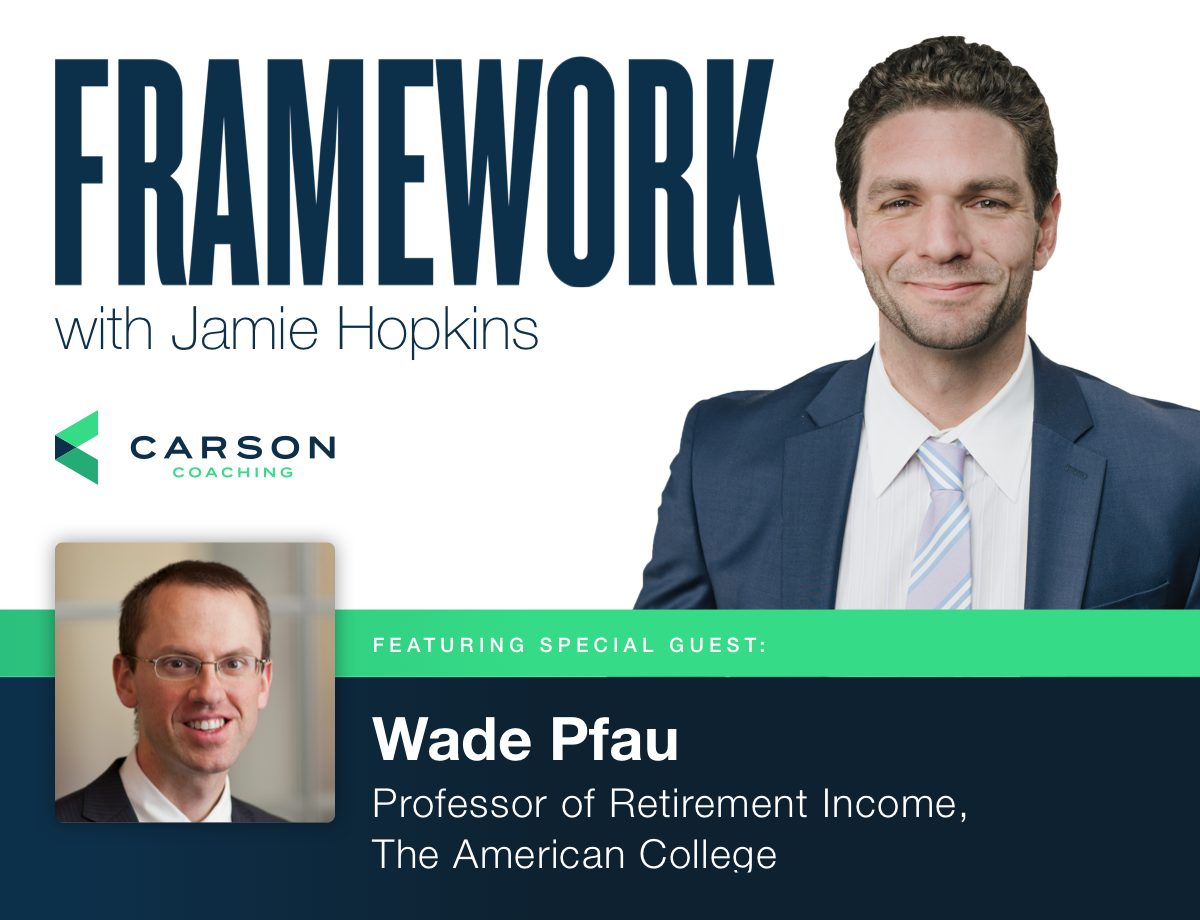 Framework: Writing, Retirement Planning and Innovating with Wade Pfau